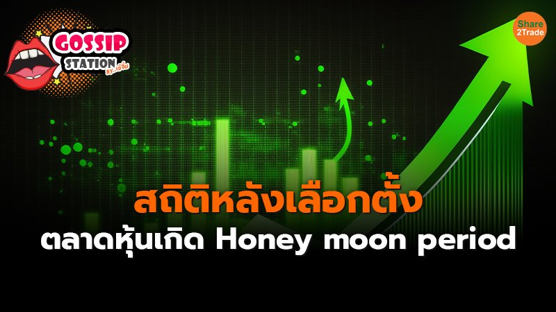 Gossip Station by..เจ๊จิ๋ม  07-11-24 (สถิติหลังเลือกตั้ง..ตลาดหุ้นเกิด Honey moon period )