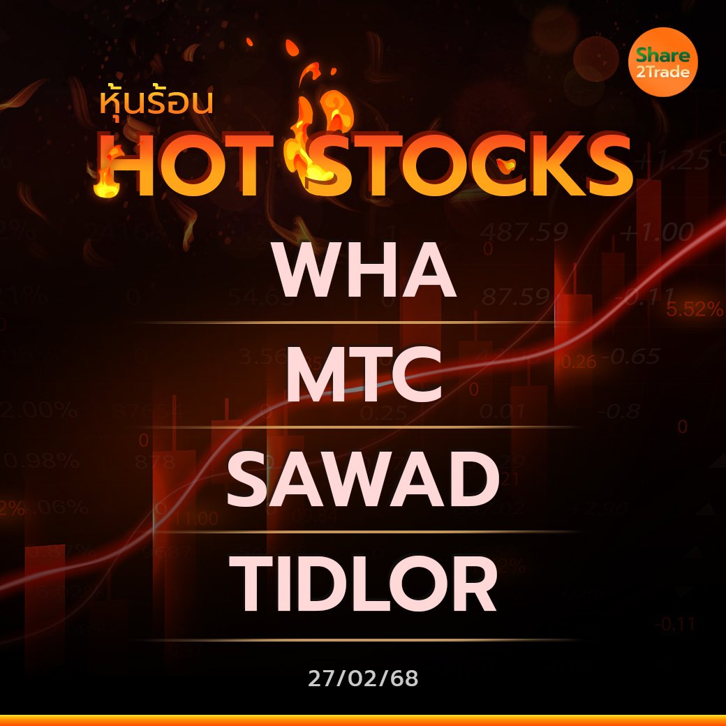 Hot Stocks ประจำวันที่ 27/02/2568