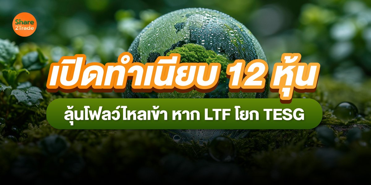 เปิดทำเนียบ 12 หุ้น ลุ้นโฟลว์ไหลเข้า หาก LTF โยก TESG