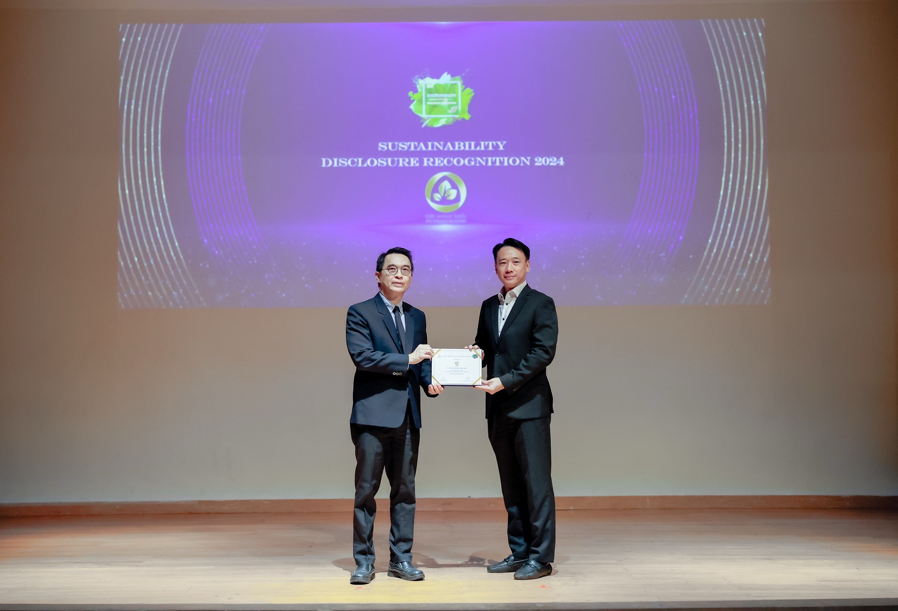 TPCH รับรางวัล Sustainability Disclosure Recognition 3 ปีซ้อน