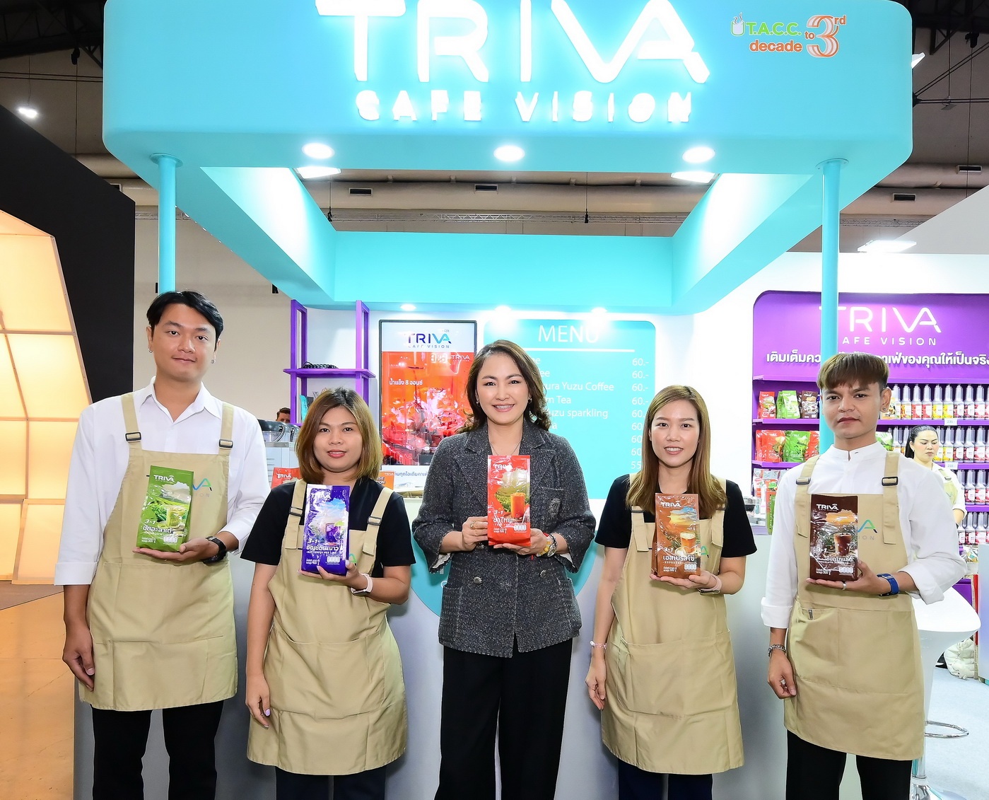 TACC ยกทัพแบรนด์ TRIVA ร่วมงาน Thailand Coffee Fest 2024