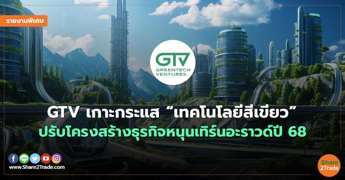 รายงานพิเศษ : GTV เกาะกระแส “เทคโนโลยีสีเขียว” ปรับโครงสร้างธุรกิจหนุนเทิร์นอะราวด์ปี 68