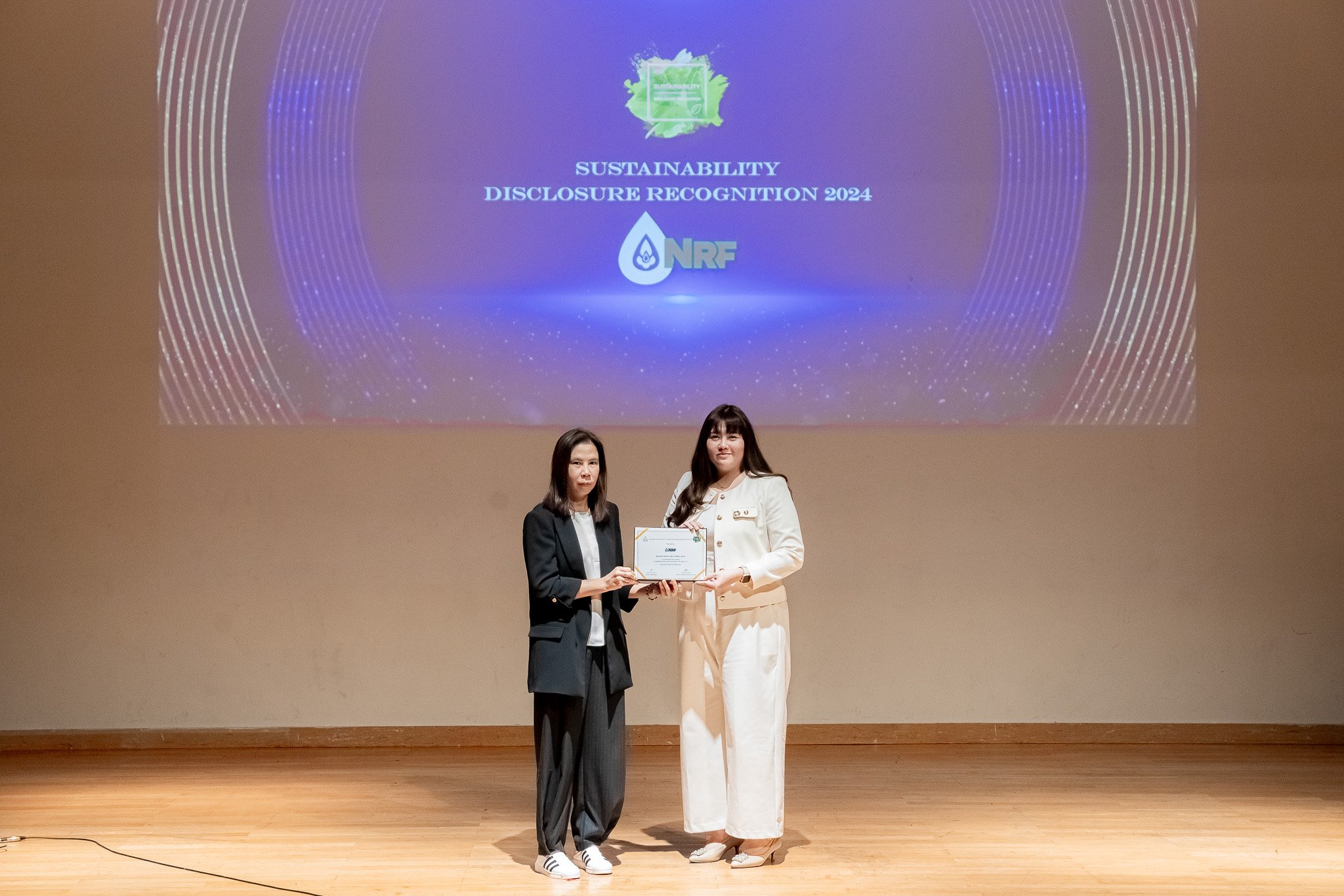 NRF รับรางวัล “Sustainability Disclosure Recognition” จากสถาบันไทยพัฒน์ ย้ำความมุ่งมั่นสู่ธุรกิจที่ยั่งยืนและโปร่งใส