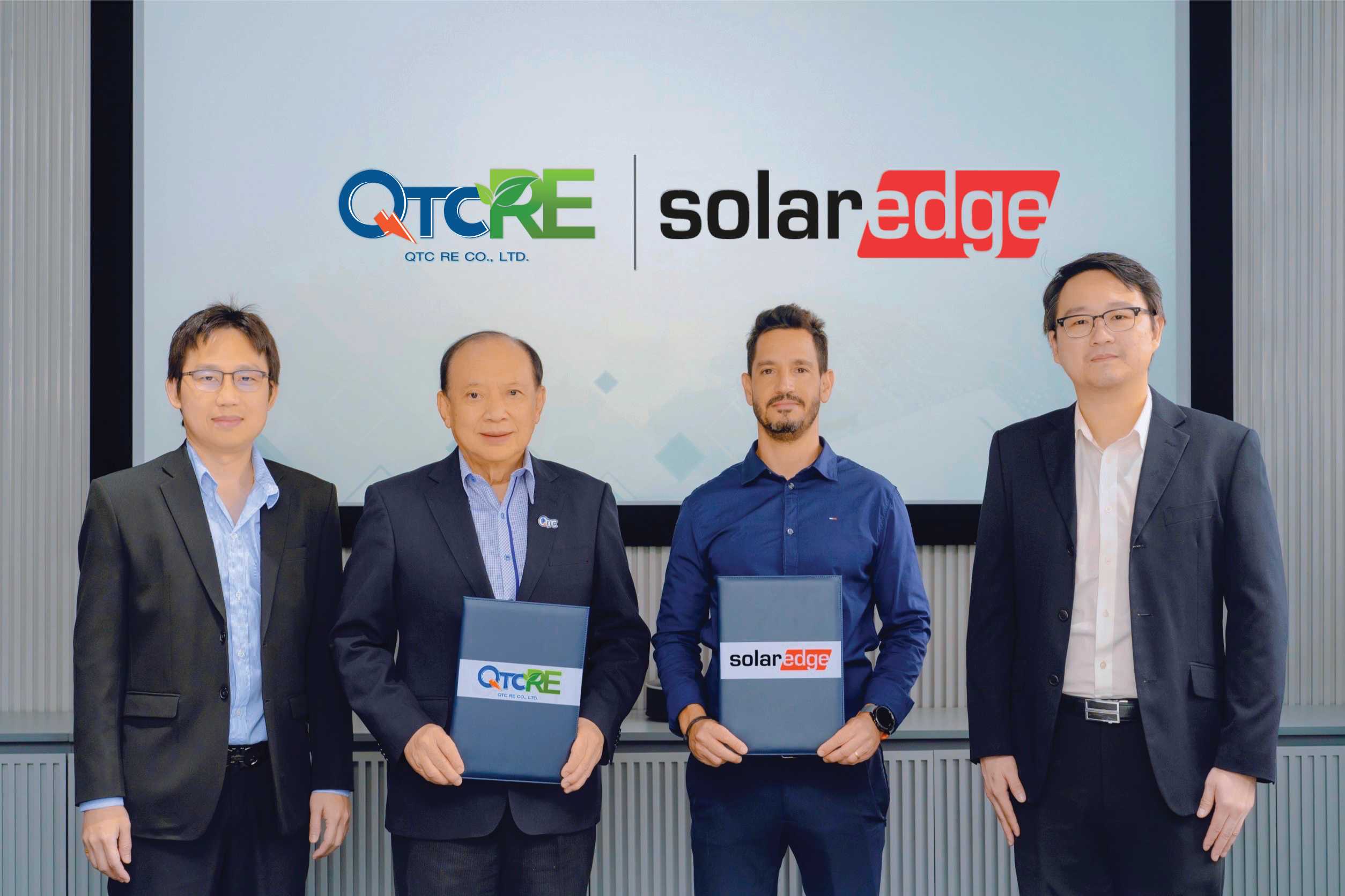 “QTC RE” ลงนาม “SolarEdge” ผู้นำด้านพลังงานโซลาร์อัจฉริยะ ด้วยโซลูชันระดับโลก