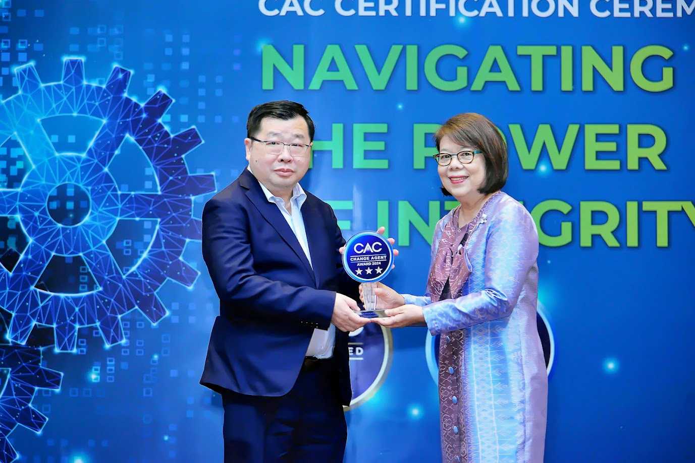 เอพี ไทยแลนด์ รับรางวัลแนวร่วมต่อต้านคอร์รัปชัน CAC CHANGE AGENT 2024