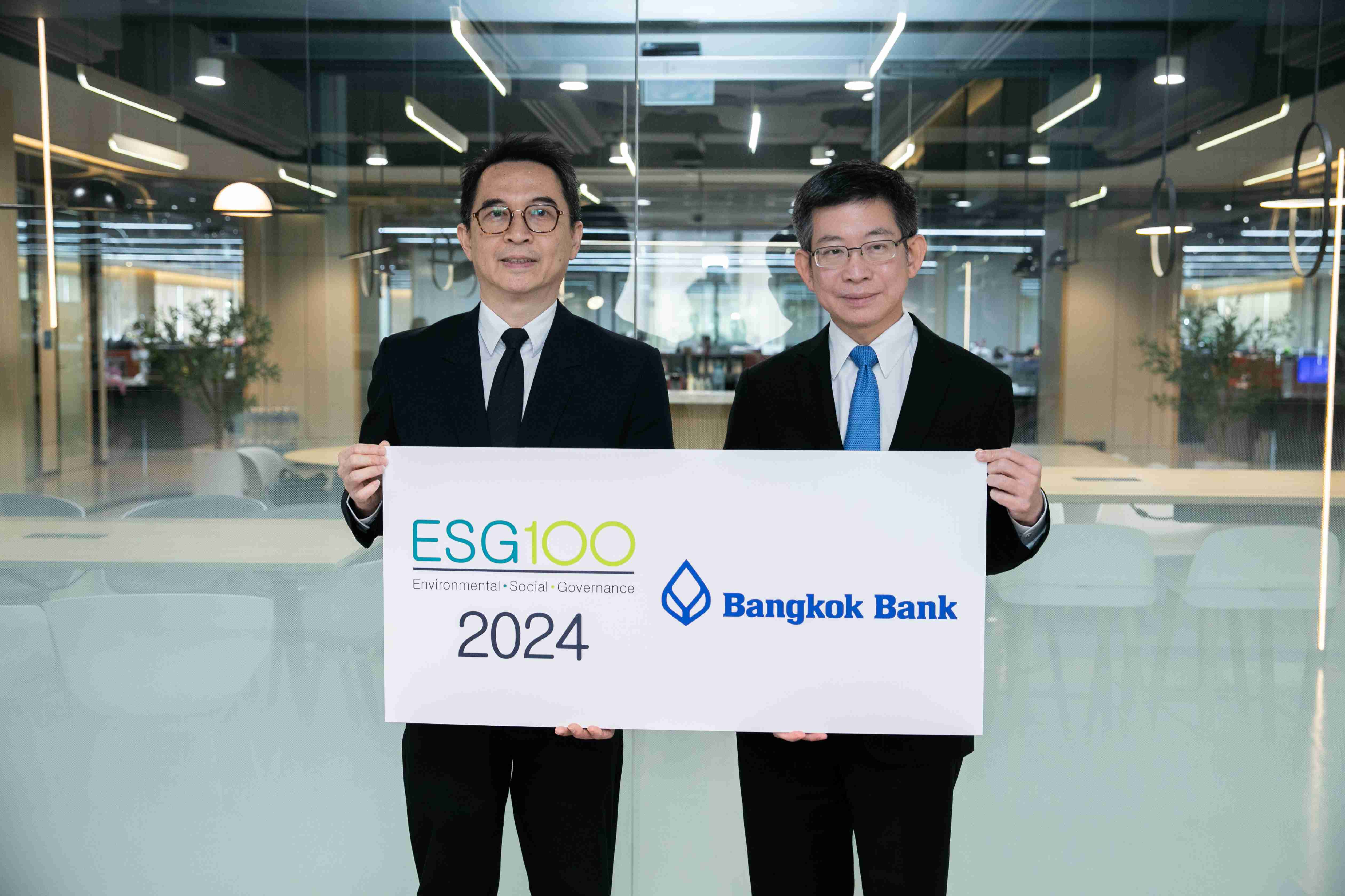 BBL ติดทำเนียบ ESG100 ปี 2567 ตอกย้ำการเป็น ‘เพื่อนคู่คิด มิตรคู่บ้าน’