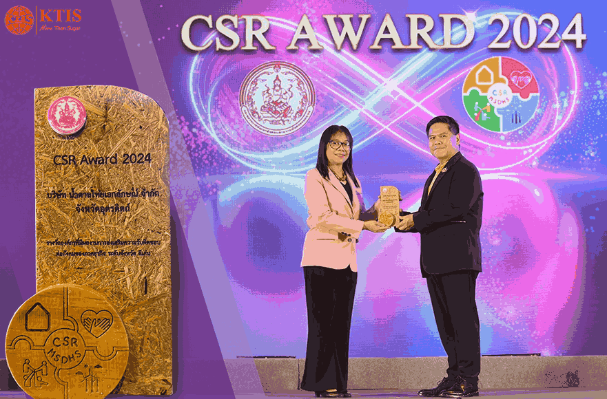 “น้ำตาลไทยเอกลักษณ์” ในกลุ่ม KTIS คว้า CSR AWARD 2024