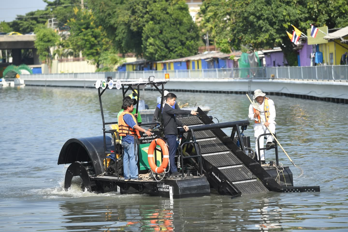 ASIMAR จับมือ กทม. - PSL ส่งเรือเก็บขยะ HDPE ลุยคลองเปรมประชากร แก้ปัญหาแหล่งน้ำเพื่อสิ่งแวดล้อมยั่งยืน