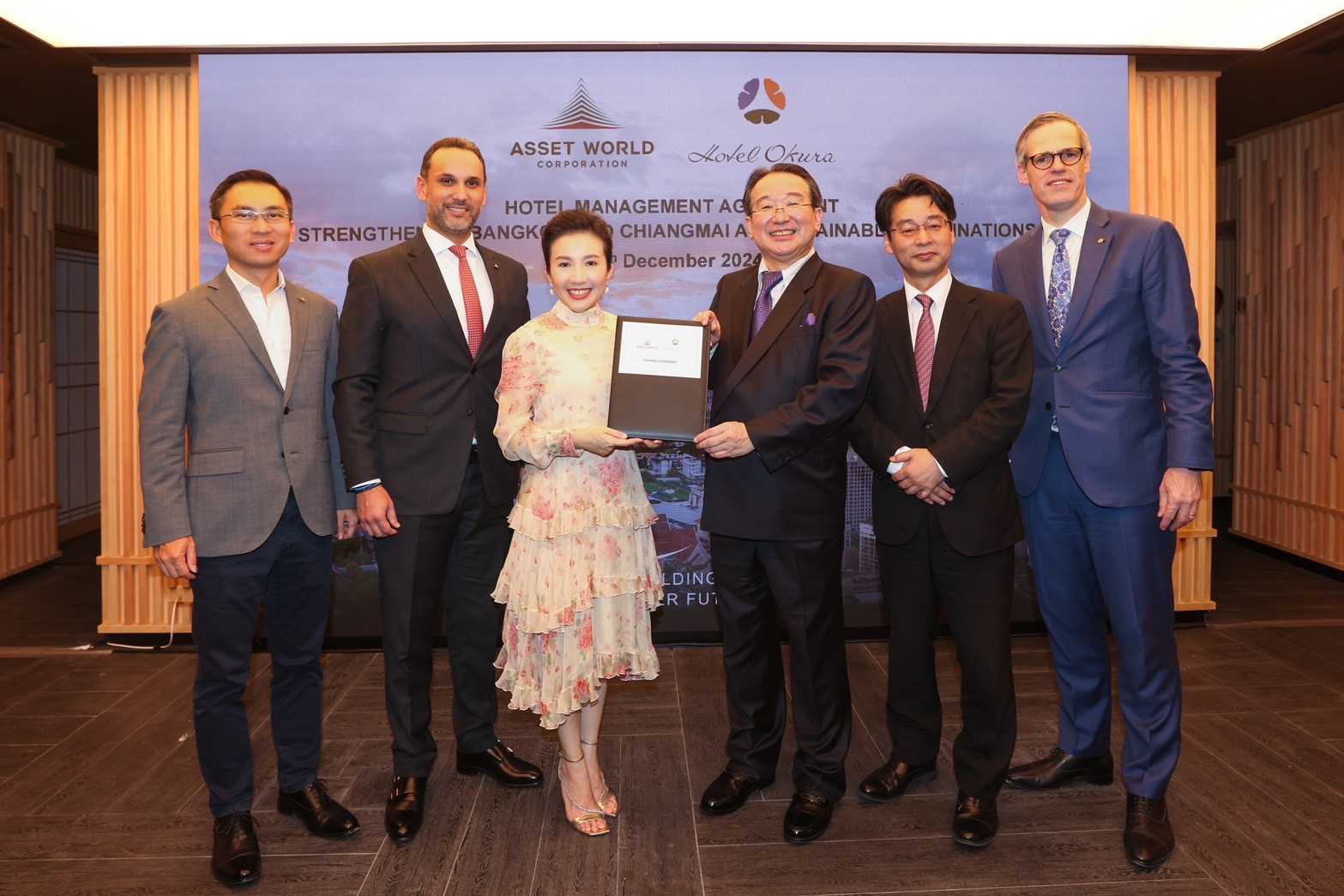 AWC และ Hotel Okura ประกาศพัฒนาสองโรงแรมสุดพิเศษในเชียงใหม่และกรุงเทพฯ  นำเสนอความสง่างามในแบบญี่ปุ่นผสานมรดกวัฒนธรรมไทย