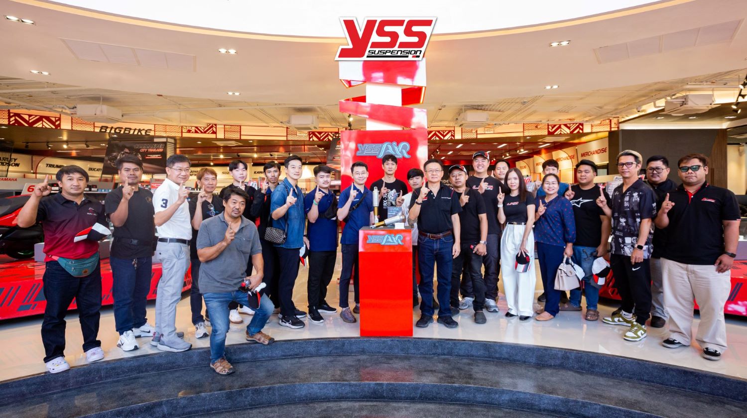 “YSS” เปิดตัวโช้คอัพรุ่นใหม่ “YSS AIR SUSPENSION” เจาะตลาดรถจักรยานยนต์รุ่นยอดนิยม ตอกย้ำผู้นำนวัตกรรมโช้คอัพระดับโลก