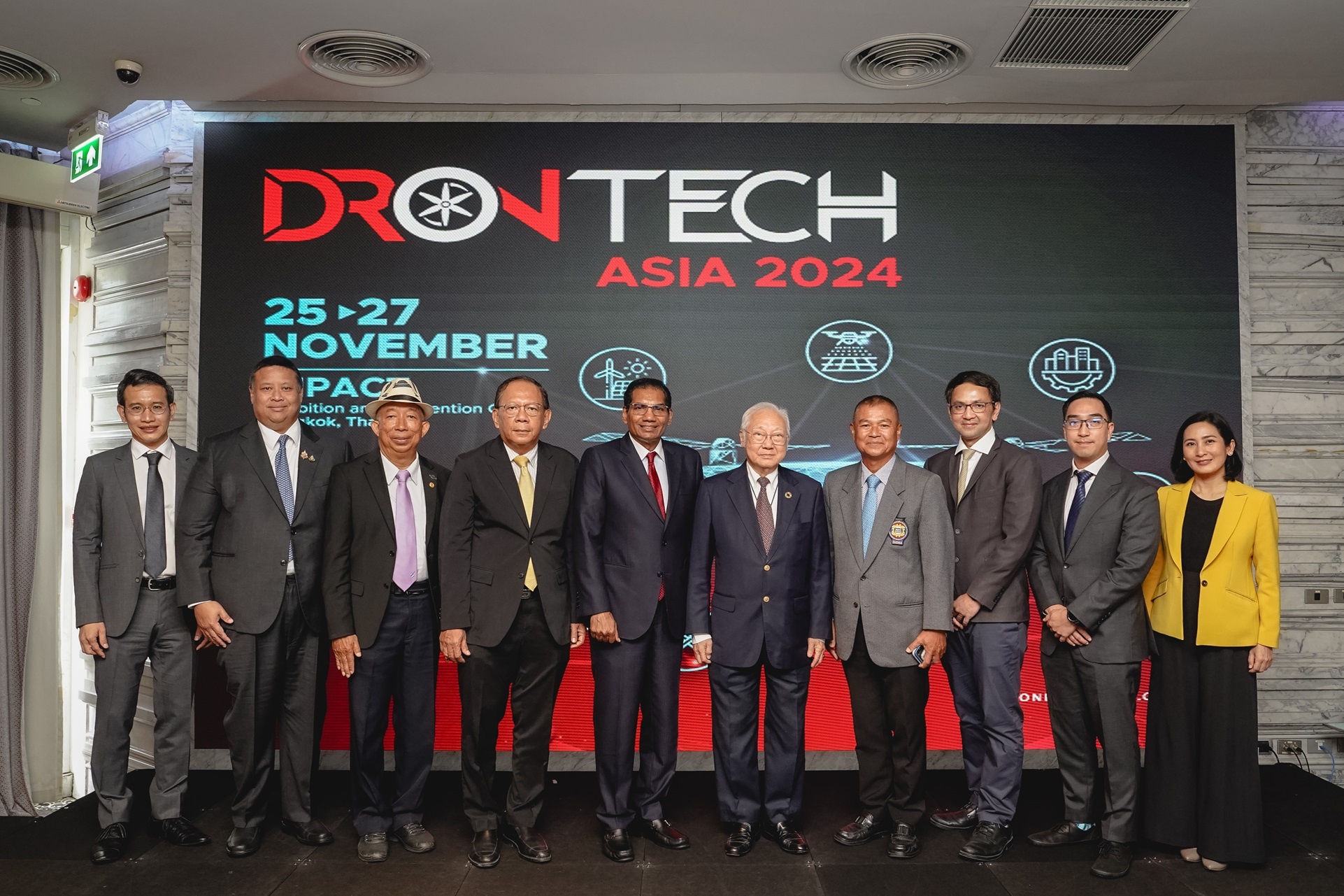 จีเอ็มแอล เอ็กซิบิชั่น จับมือพันธมิตรเดินหน้าจัดงาน ‘DronTech Asia 2024’ ครั้งแรกในไทย! โชว์ศักยภาพและความก้าวหน้าอุตสาหกรรมโดรน