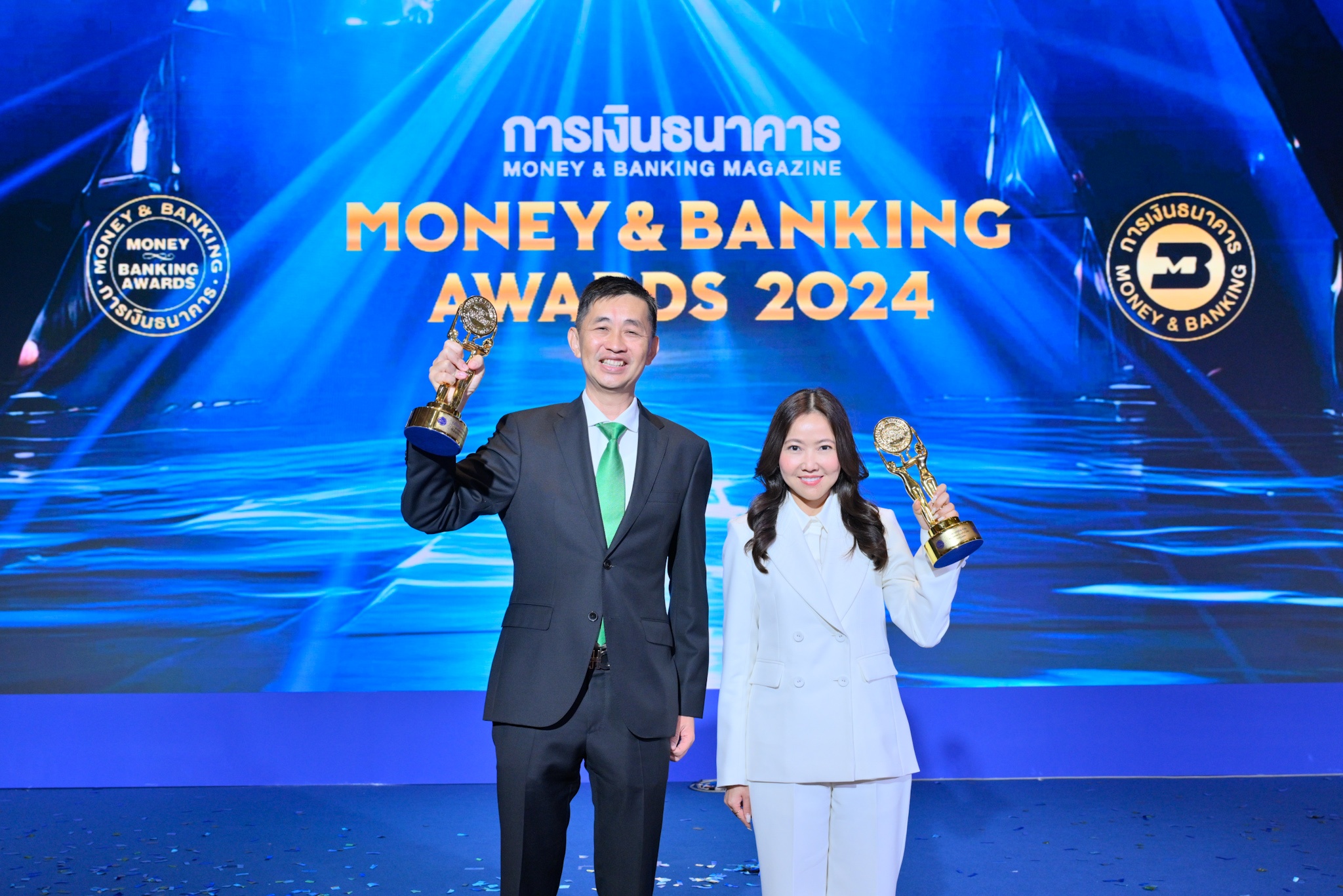 กสิกรไทย คว้า 2 รางวัลเกียรติยศ จากงาน Money & Banking Awards 2024