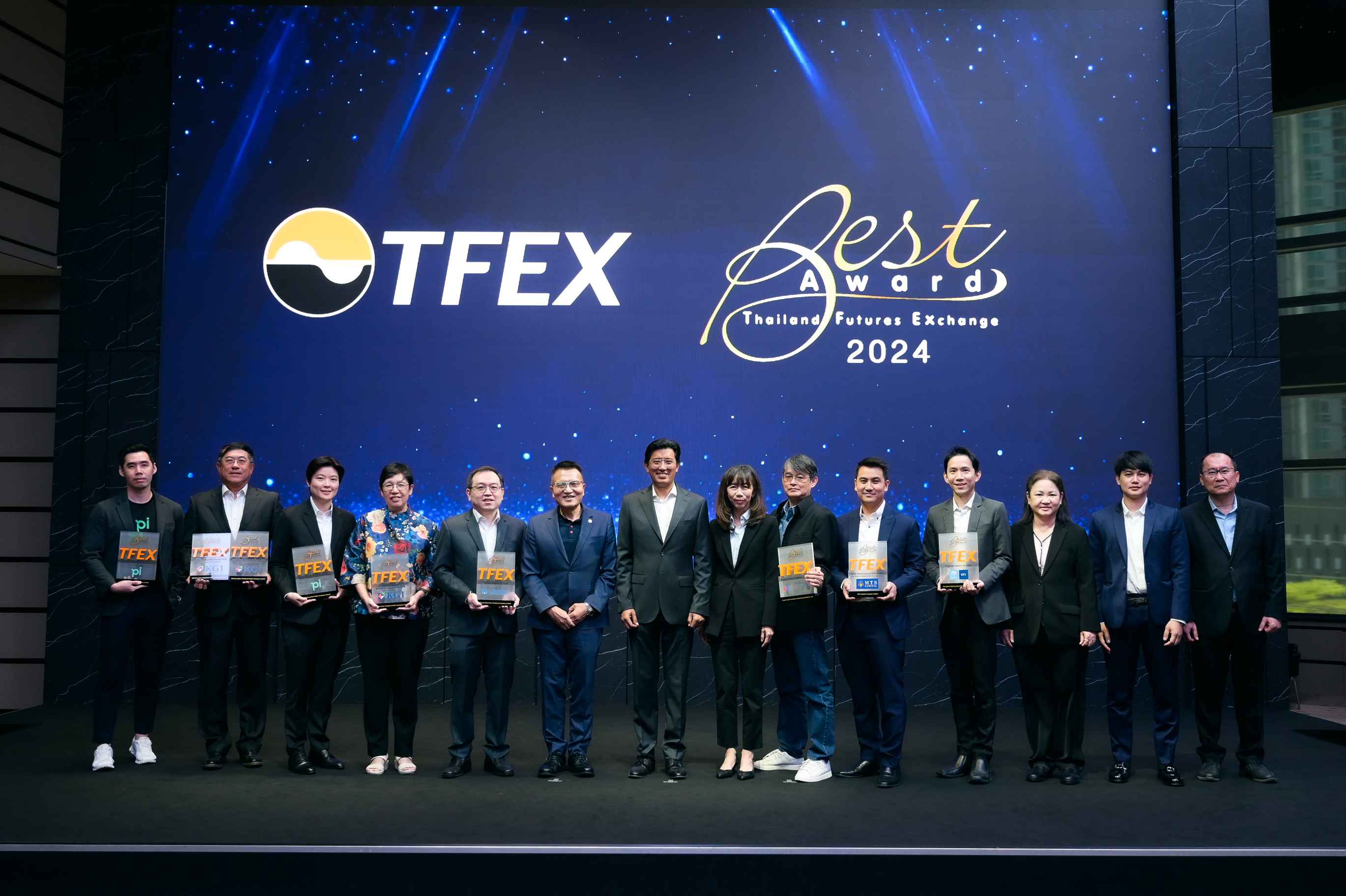 MTSGF, PI, KGI, YUANTA, KTX และ CAF คว้ารางวัล TFEX Best Award ประจำปี 2024